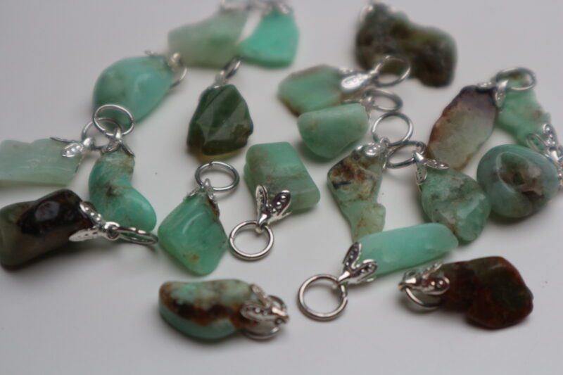 Chrysopraas hangers
