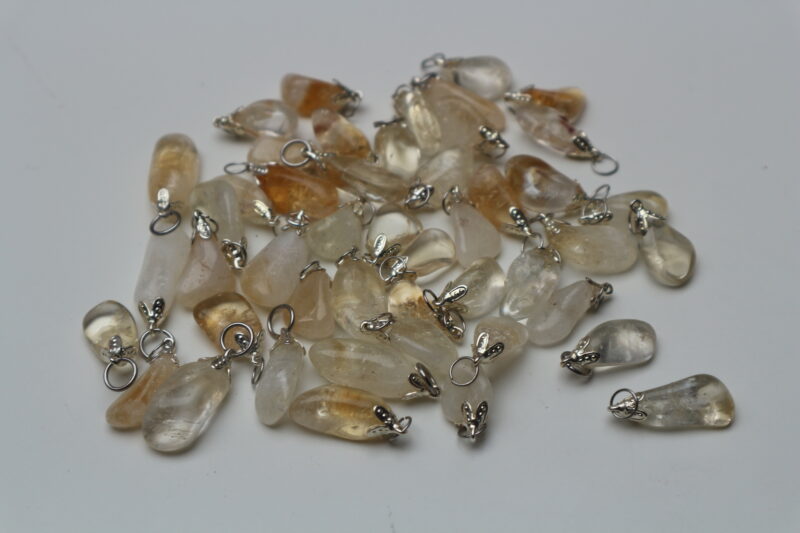 Citrien (gebrande amethist) hanger