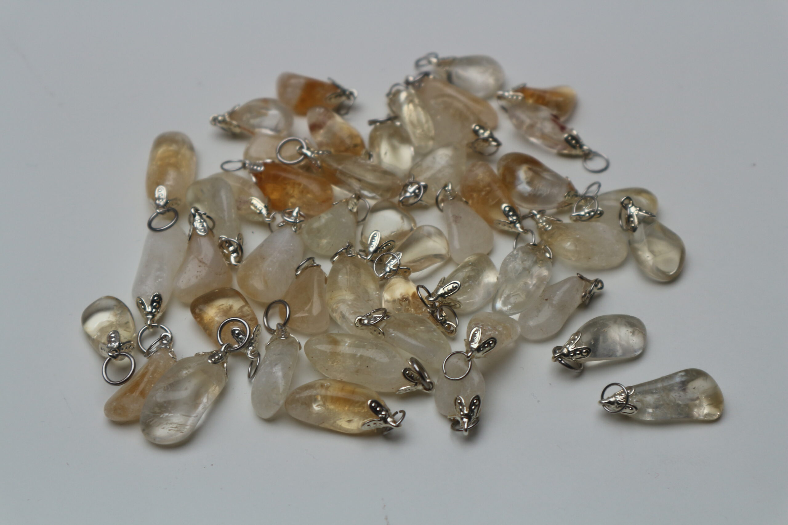 Citrien (gebrande amethist) hanger - Afbeelding 1