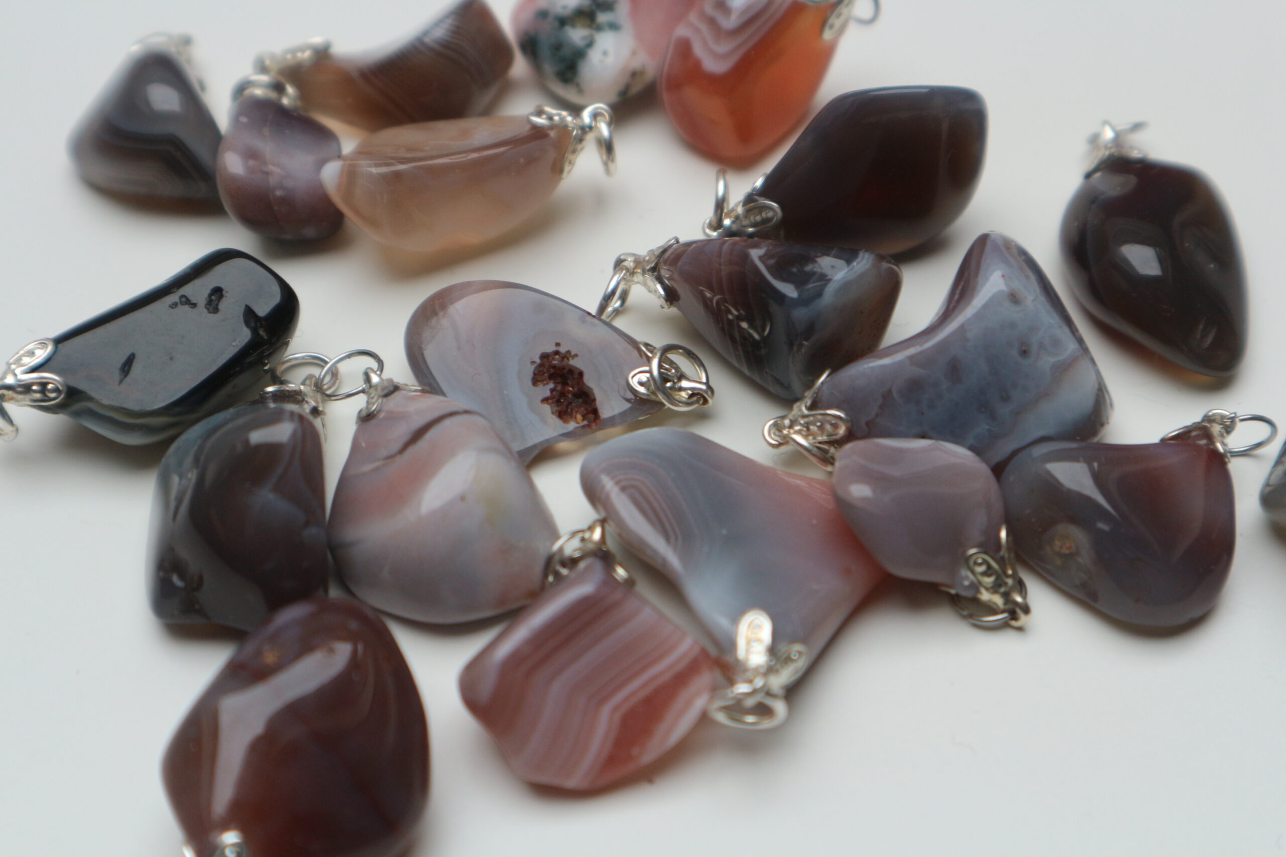 Botswana Agaat hanger - Afbeelding 1