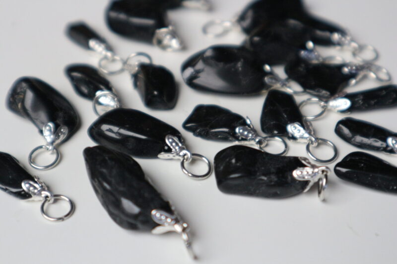 Zwarte toermalijn hanger