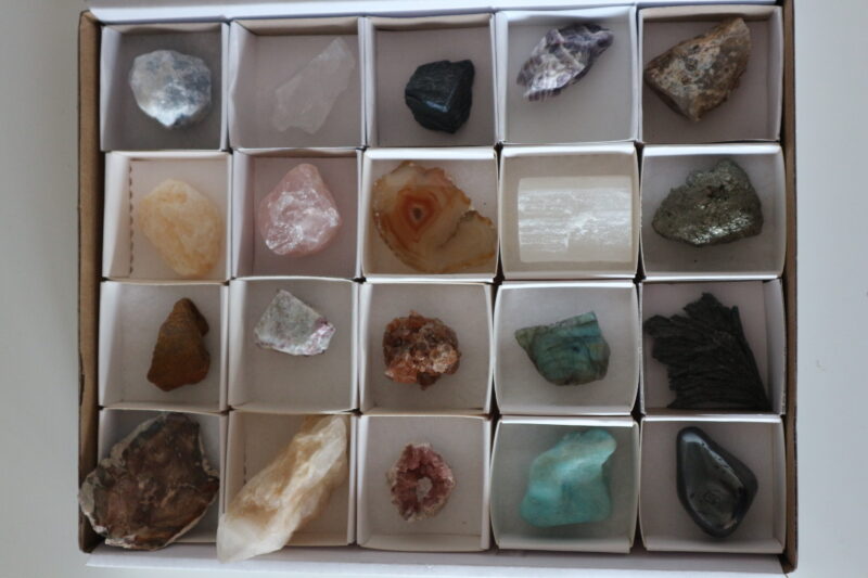 Starterspakket mineralen - in doosjes