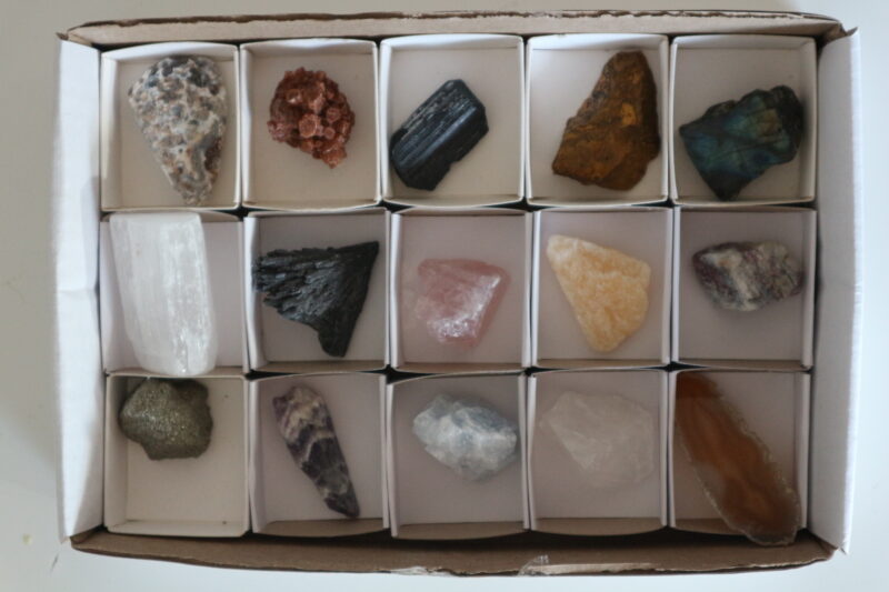 Starterspakket mineralen - in doosjes